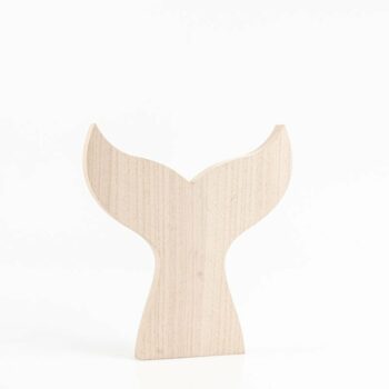 Queue de baleine en bois