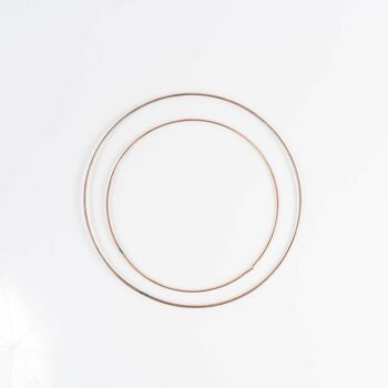 Anneau en cuivre 25 cm diamètre