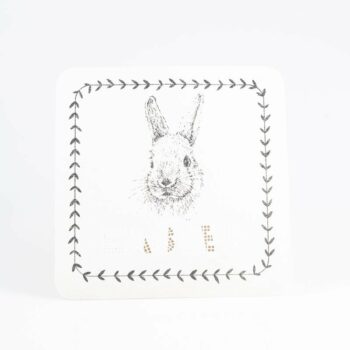 Carré de feutrine lapin easter