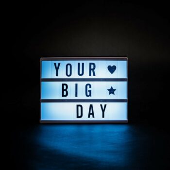 Light box avec lettres, chiffres, symboles