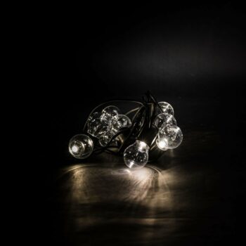 Guirlande 12 ampoules guinguette sur prise