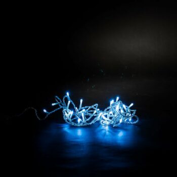 Guirlande 38 ampoulesblanc froid sur prise