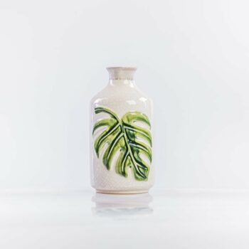 Vase tropical beige