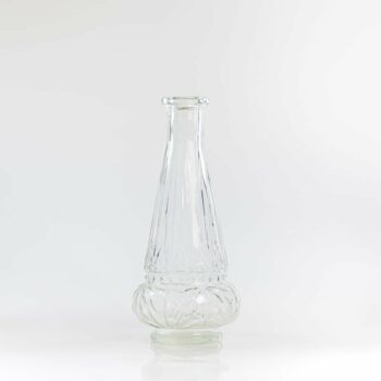 Vase vintage poire bizeauté