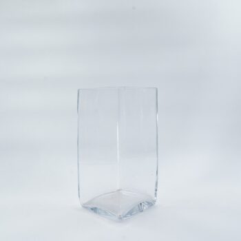 Vase rectangulaire épais