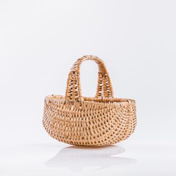 Panier en osier oval petit format