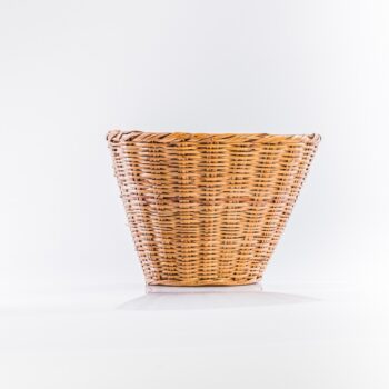 Panier en osier rond corbeille