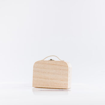 Mini valise en bois