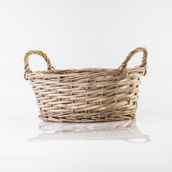 Panier brun avec 2 anses