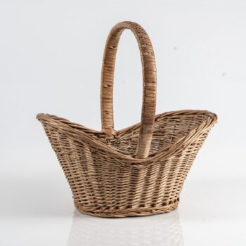 Panier en osier avec anse