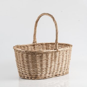 Panier en osier ovale grand format