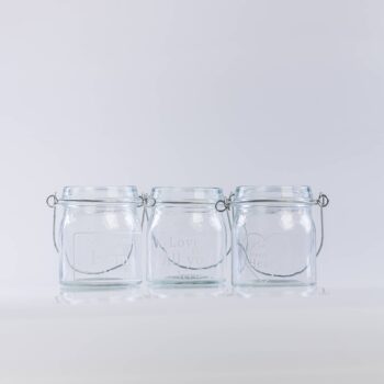 Trio de photophores Love