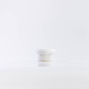 Porte bougie marbre blanc