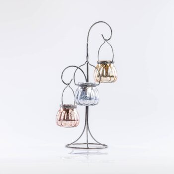 Trio de photophores suspendus