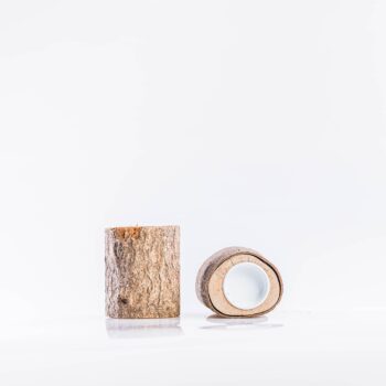 Support à bougie en bois