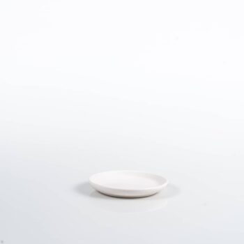 Support à bougie porcelaine blanche