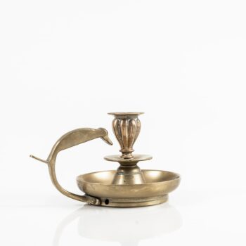 Porte chandelle avec anse oiseau