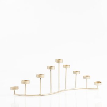 Vague allongée 9 bougies