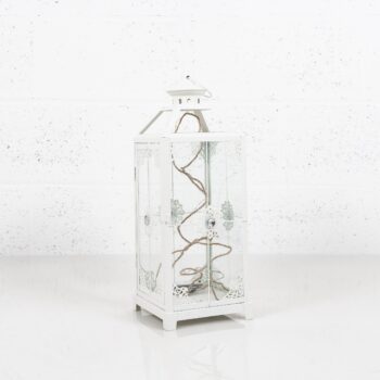 Lanterne blanche guirlande led