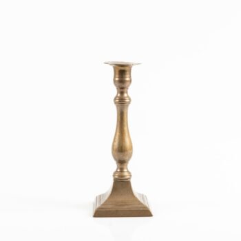 Chandelier en bronze à base carrée