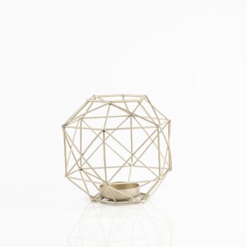 Bougeoir géométrique "boule"