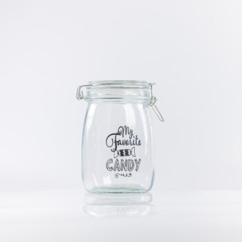 Bonbonnière type weck "my favorite candy"