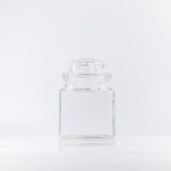 Bonbonnière carrée avec couvercle bizeauté XL