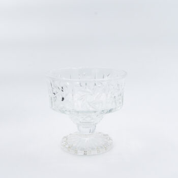 Bonbonnière sur pied biseautée