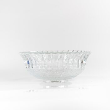 Bol en verre avec reliefs