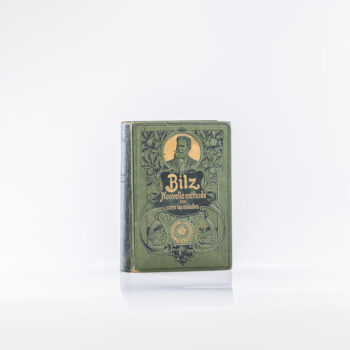 Livre ancien épais vert Bilz