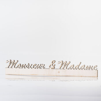 Monsieur & Madame en bois