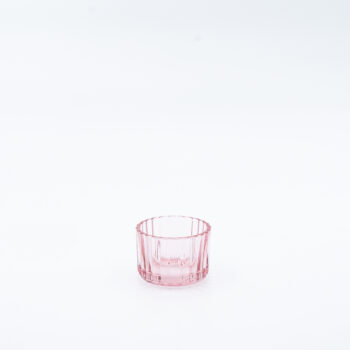 Photophore rose transparent