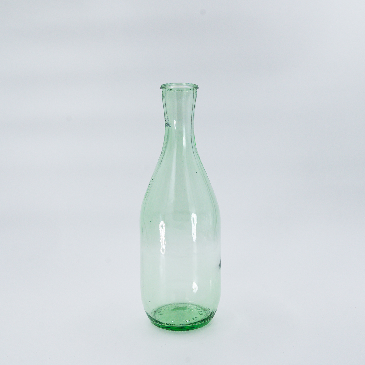 Bouteille transparente verte