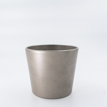 Cache pot céramique doré champagne