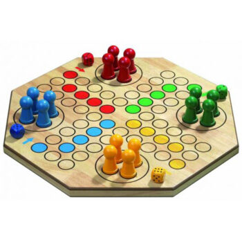 Jeu de plateau en bois géant