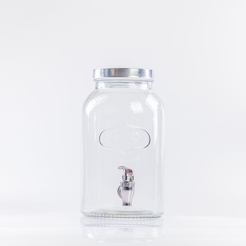 Jarre à jus 3,6 litres couvercle argenté