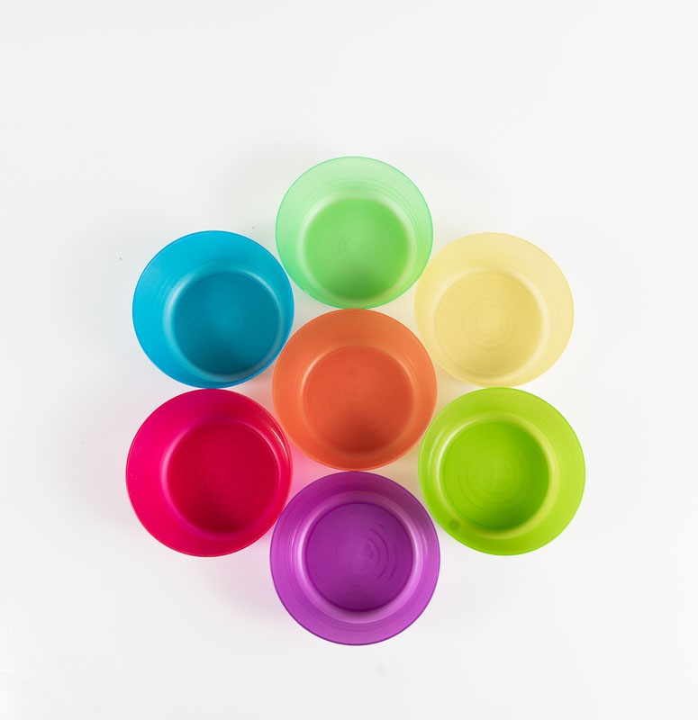 Bol en plastique coloré (aléatoire)