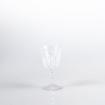 Moyen verre à vin motifs "pointe"
