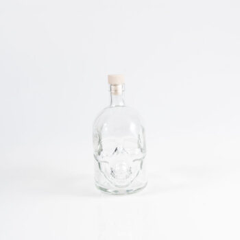 Petite bouteille tête de mort