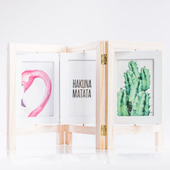 Paravent cadres 10x15 en bois