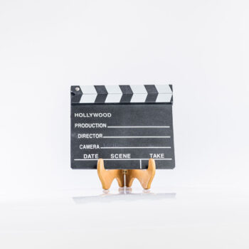 Clap de cinéma ardoise