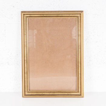Cadre doré avec vitre