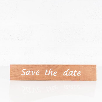 Panneau Save the date