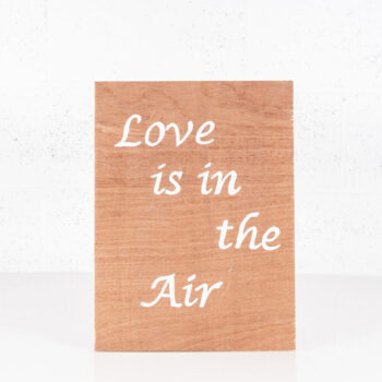 Panneau Love is in the air