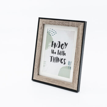 Cadre bois & noir 13x18