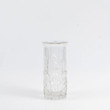 Vase vintage motifs plumes