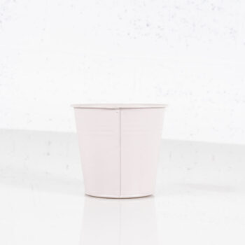 Seau en zinc rose