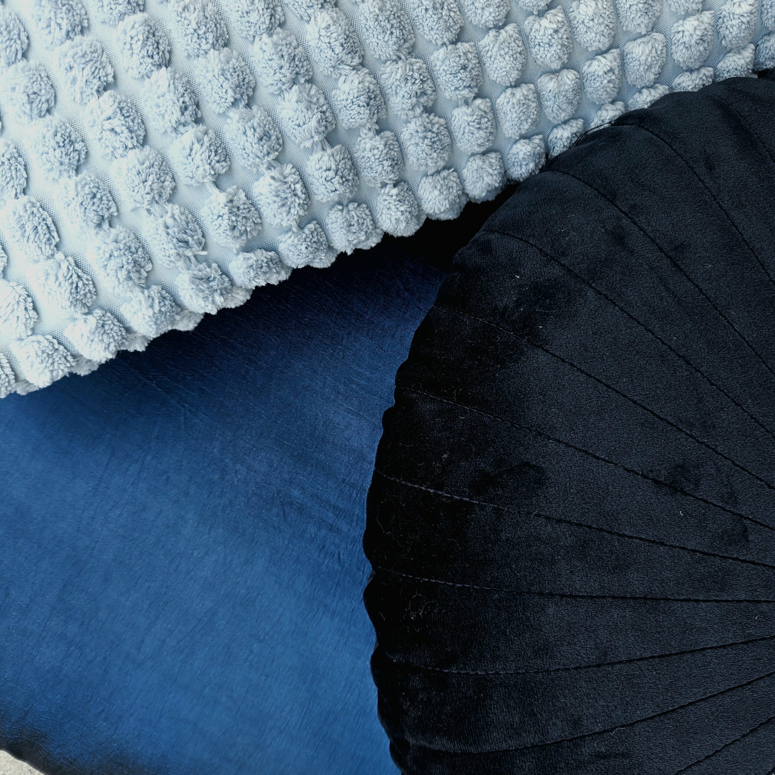 Coussin bleu (variable)