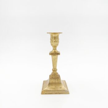 Chandelier doré bas vintage