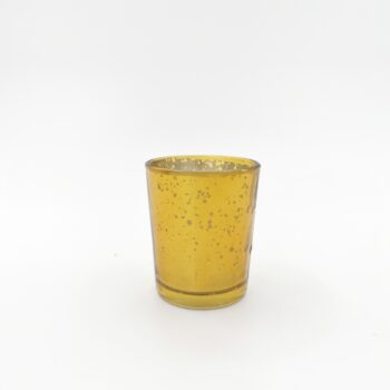 Photophore doré vieilli or jaune